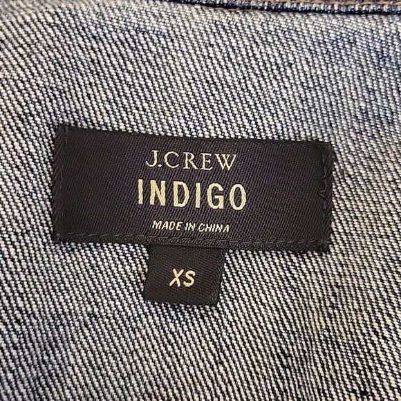 J. CREW Denim Jacket Size XS - Picture 7 of 9
